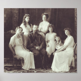 Romanov Family Porträtt - 1913 Poster