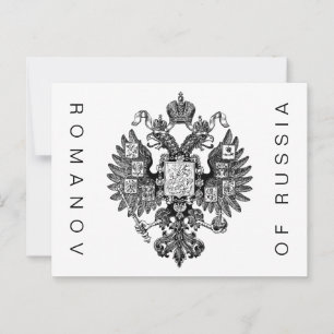 ROMANOV I RYSSLAND Postkort Vykort