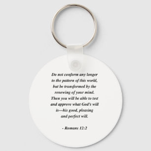 ROMANS12:2 NYCKELRING