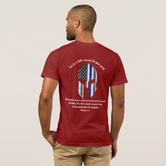 Romans13:4 gör blålinjen tunnare t shirt