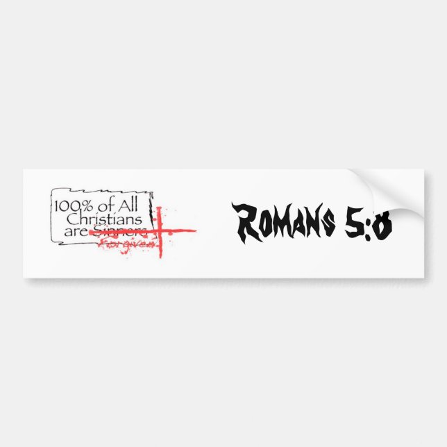 Romans5:8 Bildekal (Framsidan)