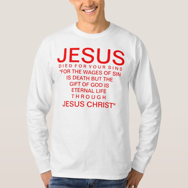ROMANS6:23 T-SHIRT (Framsida)
