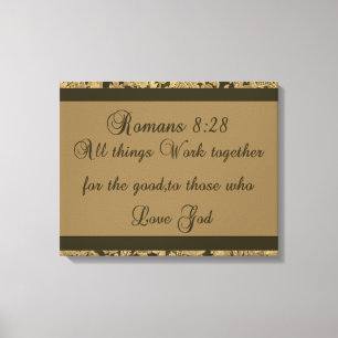 Romans8:28 Canvastryck