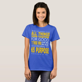 Romans8:28 fungerar alla saker tillsammans för bra t-shirt