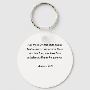 ROMANS8:28 NYCKELRING