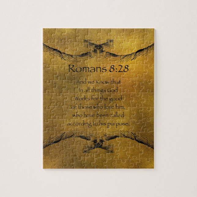 Romans8:28 Pussel (Vertikal)