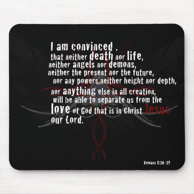 Romans8:36 - 39 - MousePad Musmatta (Framsidan)