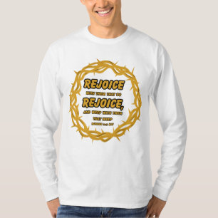 Romans 12:15 KJV Bible Scripture Manar Långärmad T Shirt