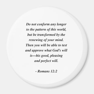 ROMANS 12:2 MAGNET