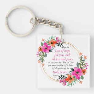 Romans 15:13 - Hope Bible Verse Blommigt