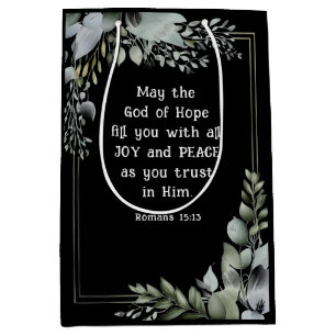 Romans 15:13 Hoppets Gud fyller dig med Joy Peace