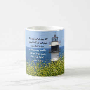 Romans 15:13 Hoppets Gud, fyr Kaffemugg