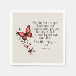 Romans 15:5 Bible Verse-bild Pappersservett