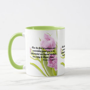 Romans 15:5 KJV Bible Scripture Pic Two-Tone Mugg
