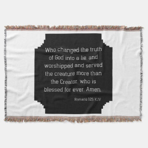 Romans 1:25 Bible Verse Quote KJV Filt