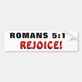 Romans 5:11 Rejoice! Bildekal