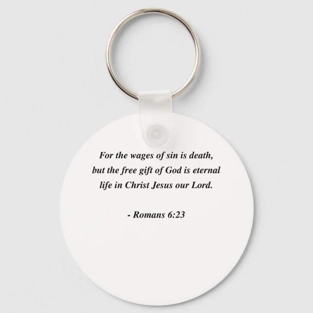 ROMANS 6:23 NYCKELRING (Framsida)