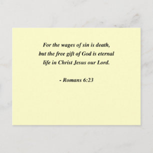ROMANS 6:23 VYKORT