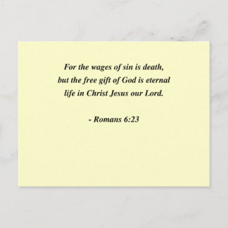 ROMANS 6:23 VYKORT