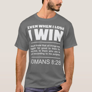 Romans 828 Gods Purpose Bible Scripture T Shirt