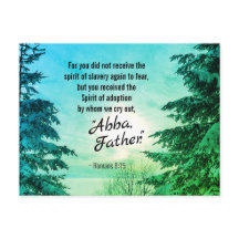 Romans 8:15 Vi gråter ut "Abba Far"