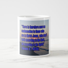 Romans 8:1 WEBU Mugg Jumbo Mugg