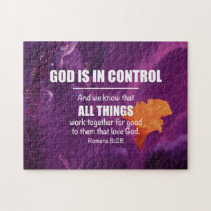 ROMANS 8:28 All Sak samarbetar med kristna Pussel