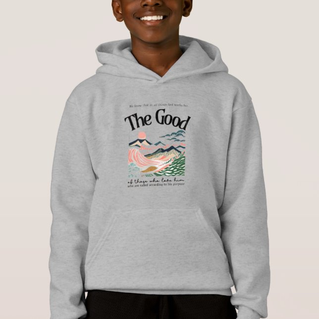 Romans 8:28 Artwork T Shirt (Framsida)