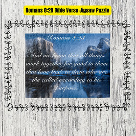 Romans 8:28 Bible Verse Pussel