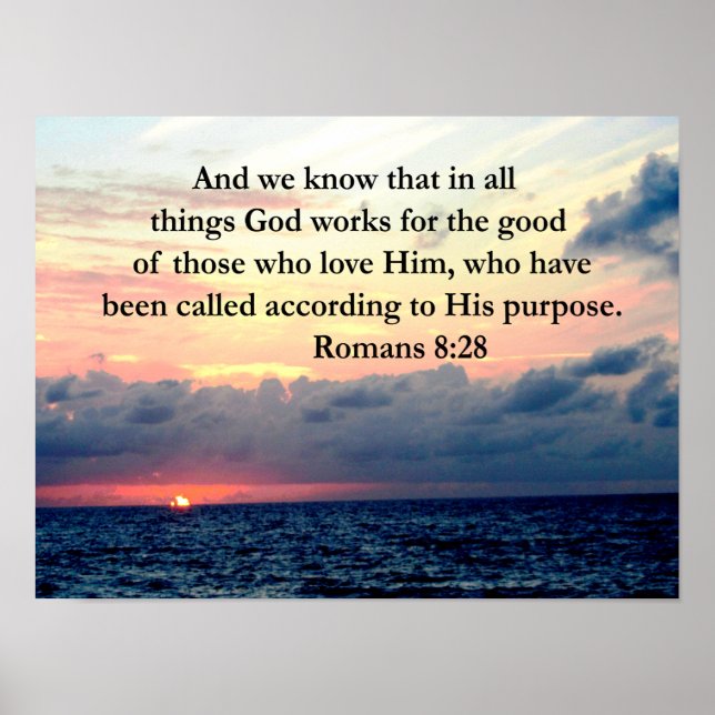 ROMANS 8:28 FAITH POSTER (Framsidan)