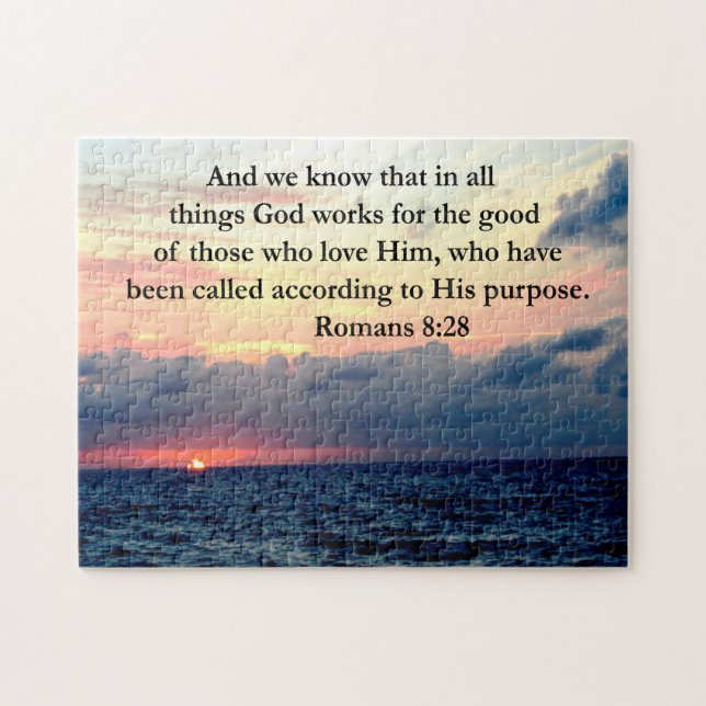 ROMANS 8:28 FAITH PUSSEL (Horisontell)