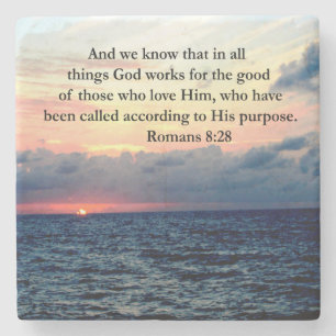 ROMANS 8:28 FAITH UNDERLÄGG STEN