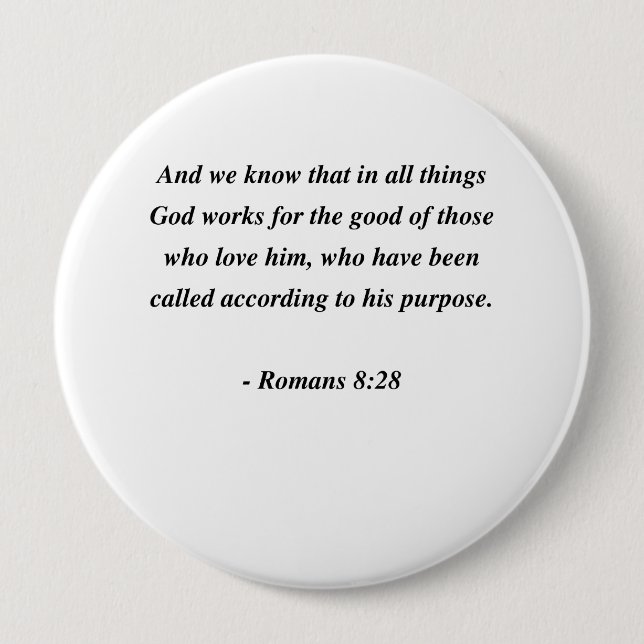 ROMANS 8:28 KNAPP (Framsida)