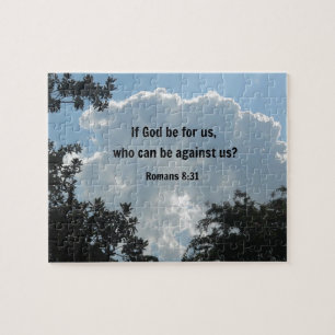 Romans 8:31 Om Gud är till oss... Pussel