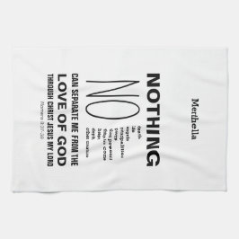 Romans 8:38-39 INGET KAN SEPARAT Christian Kökshandduk