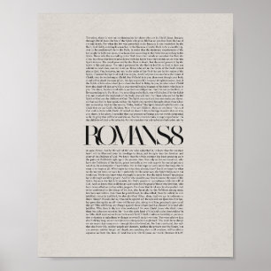 Romans 8 - Idéisk kristen väggkonst