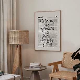 Romans 8 kapitel Christian Wall Skriv ut Poster