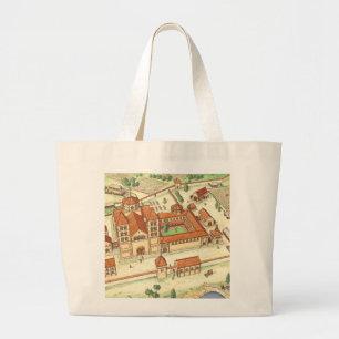 Romansk Abbey. Modellera Jumbo Tygkasse