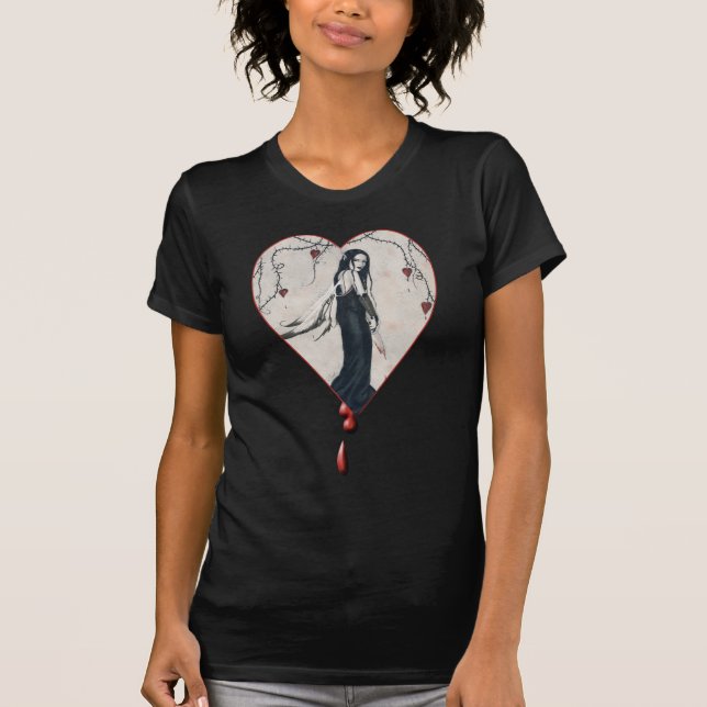 Romansk felik T-tröja för Razorblade Tee Shirt (Framsida)
