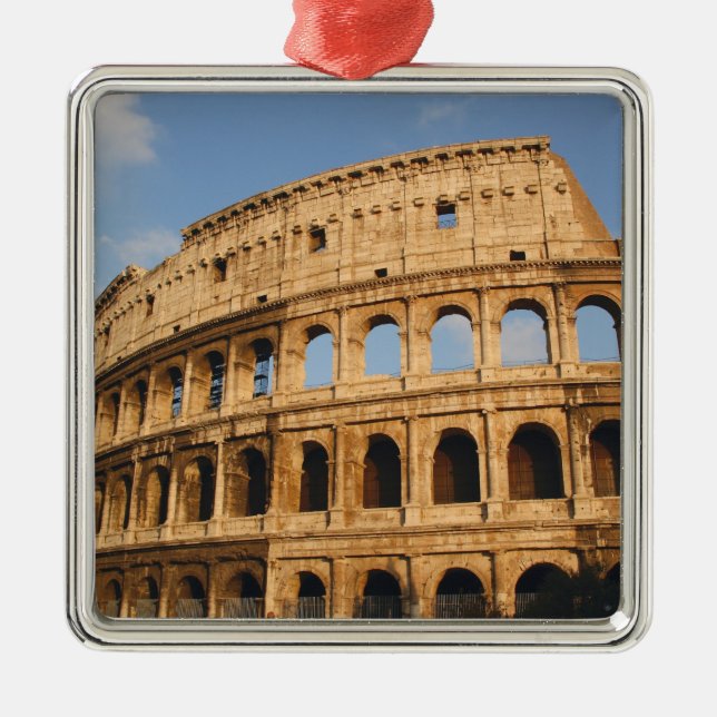 Romansk konst. Colosseum eller Flavianska 3 Julgransprydnad Metall (Framsidan)