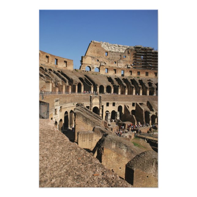 Romansk konst. Colosseum eller Flavianska Fototryck (Framsidan)