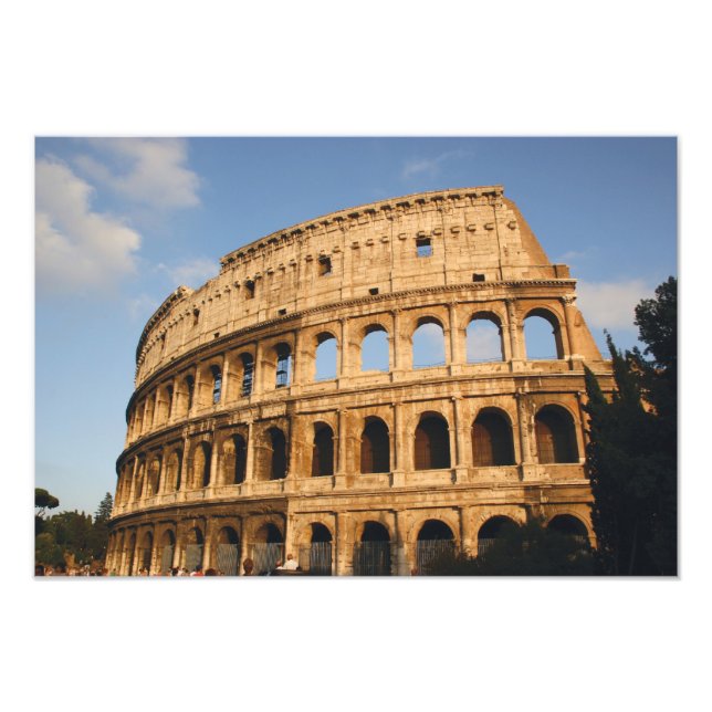 Romansk konst. Colosseum eller Flavius 3 Fototryck (Framsidan)