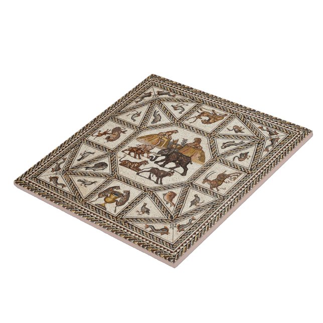 Romansk mosaik keramisk platta kakelplatta (Sidan)