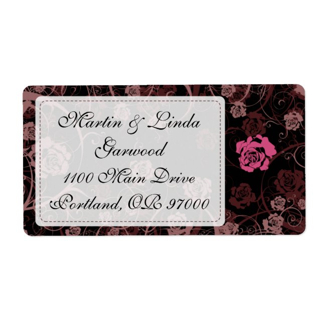 Romansk sändningsetikett för skymning (tända), fraktsedel (Framsidan)