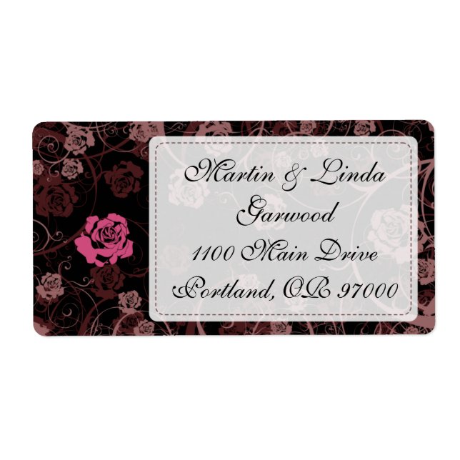 Romansk sändningsetikett v3 för skymning (tända), fraktsedel (Framsidan)