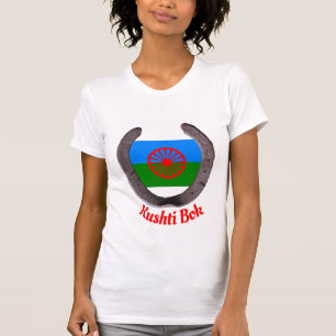 Romansk zigenarhäst, flagga t shirt