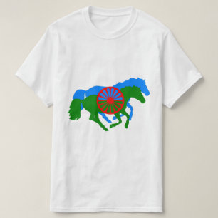 Romansk zigenartext och flagga T-Shirt
