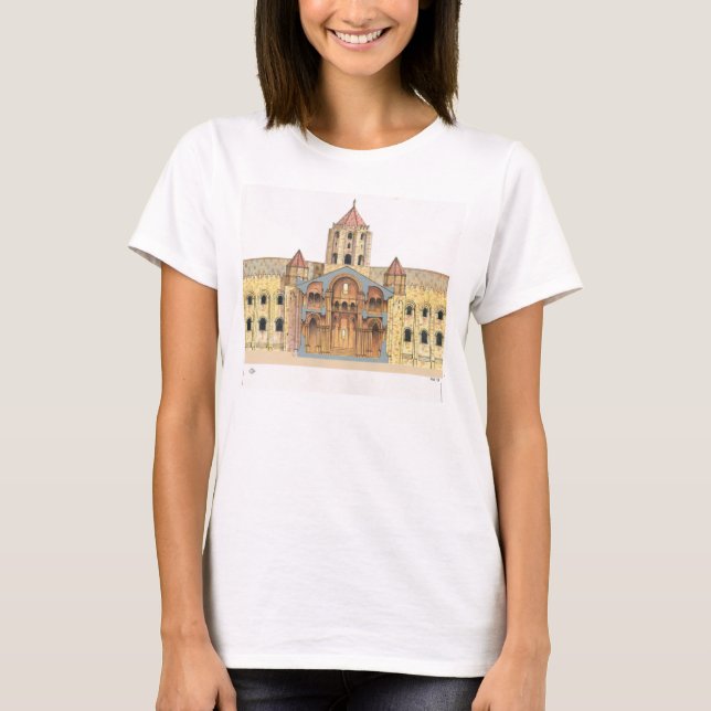 Romanska Santiago de Compostela T-shirt (Framsida)