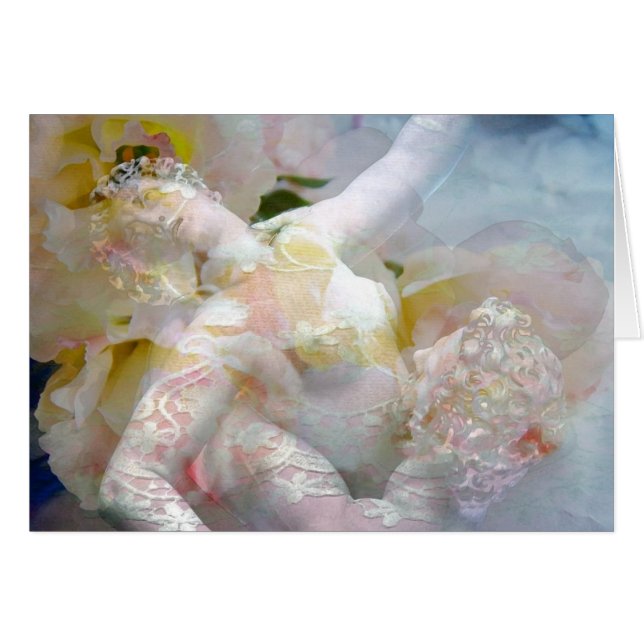 Romanskt kort för Victorian (Framsidan Horizontal)