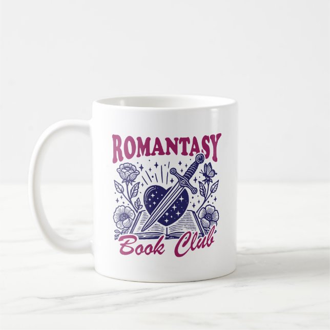Romantasy bokklubb  kaffemugg (Vänster)